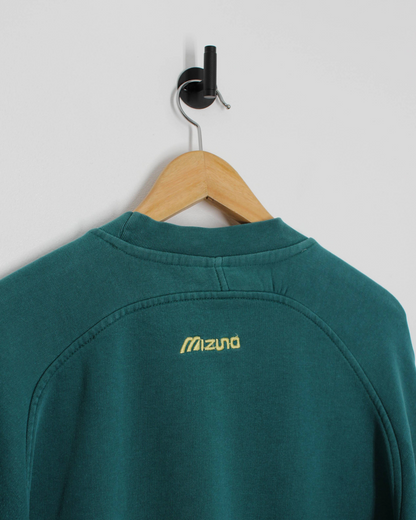 00s Mizuno Green Crewneck Sweatshirt (L)