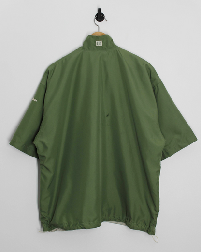 00s Wilson Green Short Sleeve Windbreaker (M)