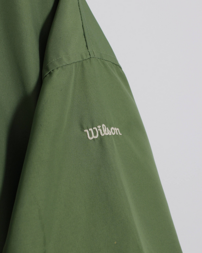 00s Wilson Green Short Sleeve Windbreaker (M)
