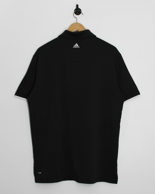 Modern Adidas Black/White Polo-Shirt (L)