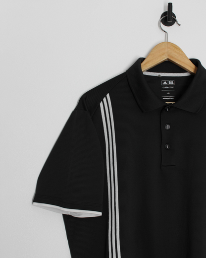Modern Adidas Black/White Polo-Shirt (L)