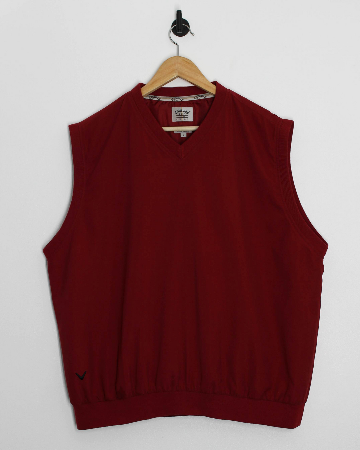 00s Callaway Burgundy Golf Vest (L)