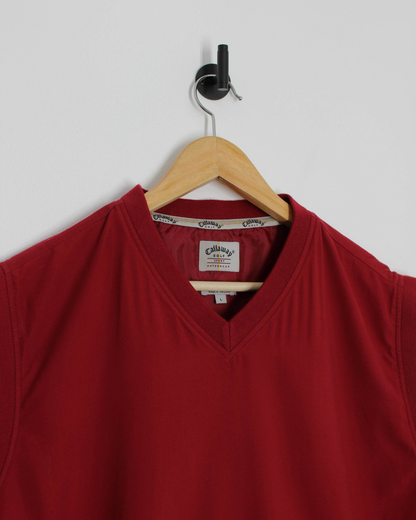 00s Callaway Burgundy Golf Vest (L)