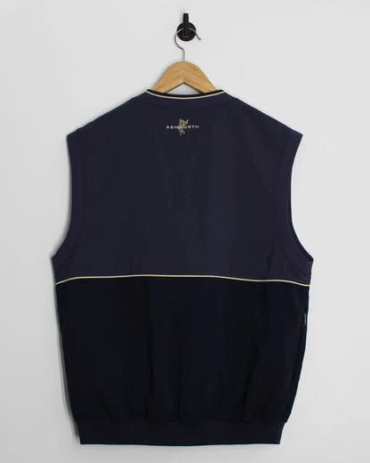 00s Ashworth Purple/Navy Golf Vest (M)