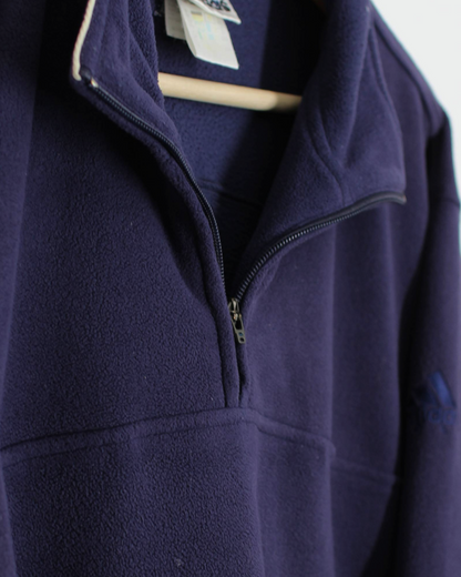 00s Adidas Navy Quarter Zip Fleece (XL)