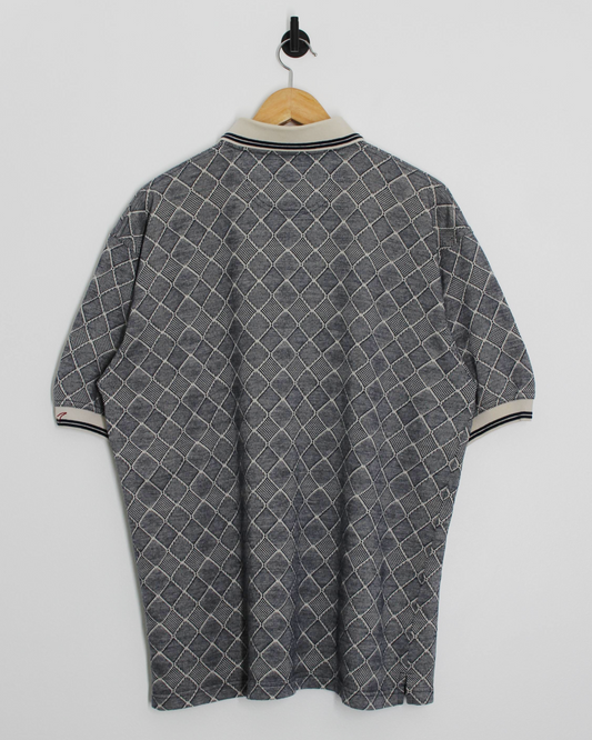 90s Greg Norman Abstract Polo-Shirt (M)