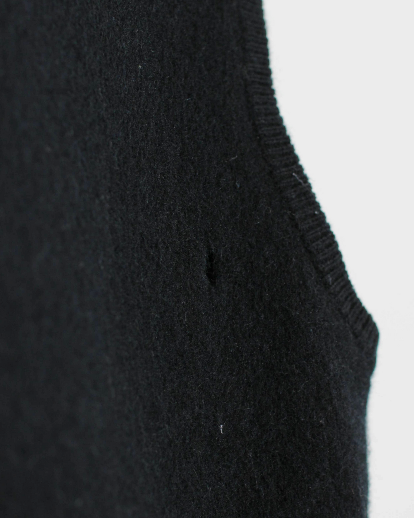 00s Nike Black Wool Golf Vest (S)