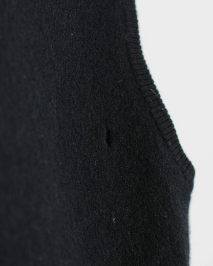 00s Nike Black Wool Golf Vest (S)