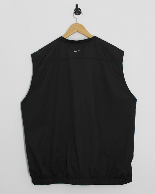 00s Nike Golf Black Golf Vest (XL)