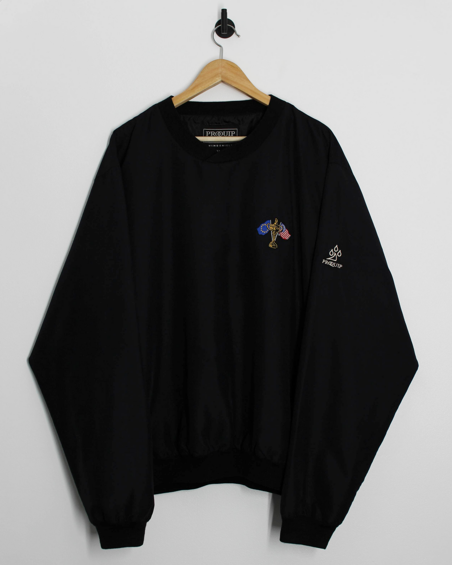 Ryder Cup ProQuip Black Windbreaker (XL)