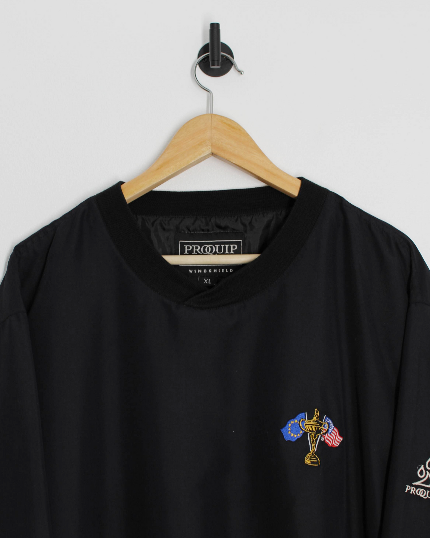 Ryder Cup ProQuip Black Windbreaker (XL)