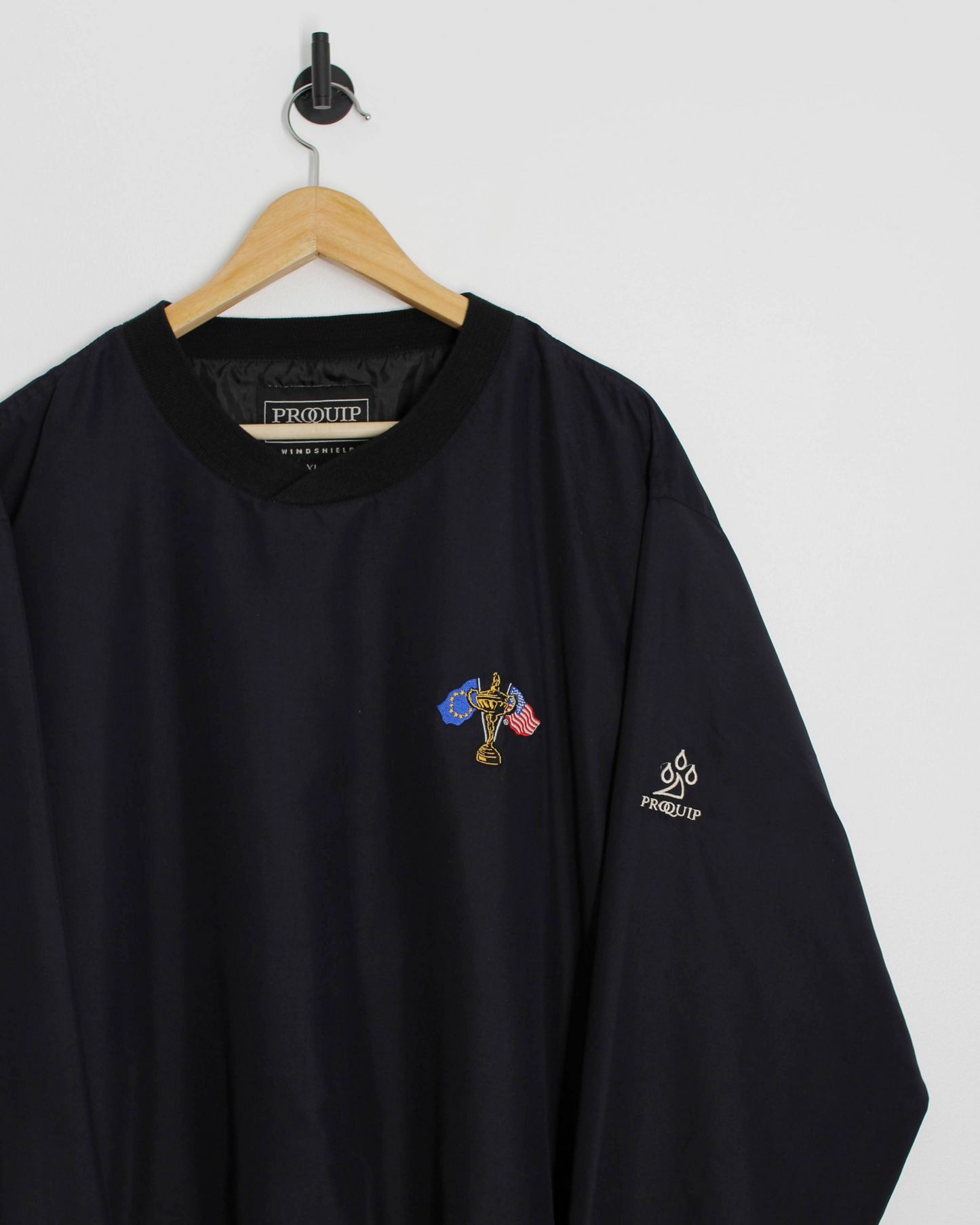 Ryder Cup ProQuip Black Windbreaker (XL)