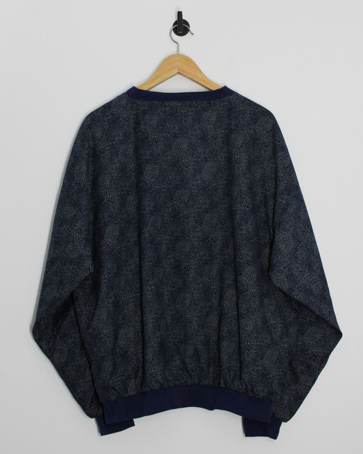 90s TaylorMade Abstract Blue Crewneck Windbreaker (L)