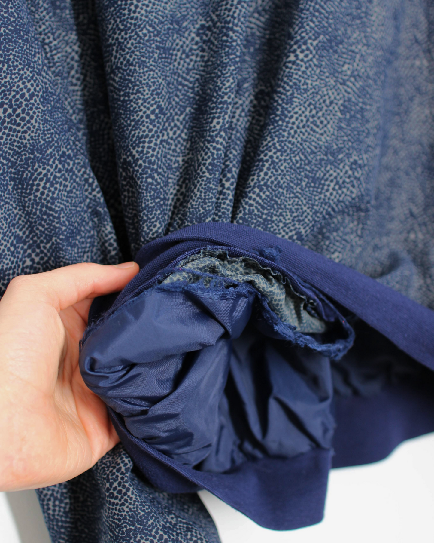 90s TaylorMade Abstract Blue Crewneck Windbreaker (L)