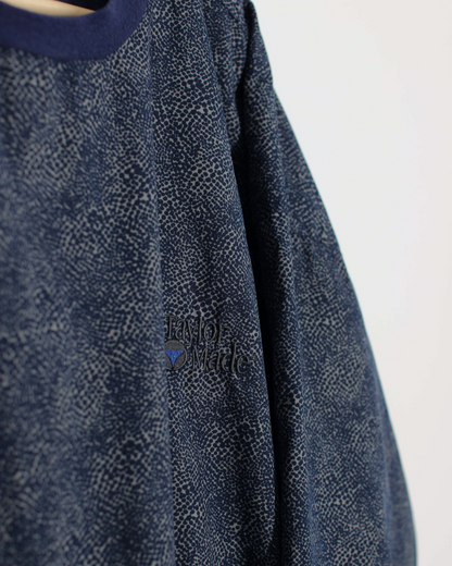 90s TaylorMade Abstract Blue Crewneck Windbreaker (L)