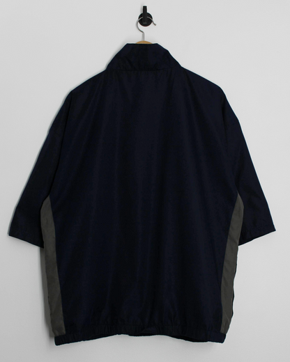00s Wilson Navy Short Sleeve Windbreaker (L)