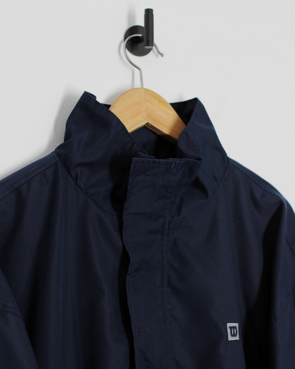 00s Wilson Navy Short Sleeve Windbreaker (L)