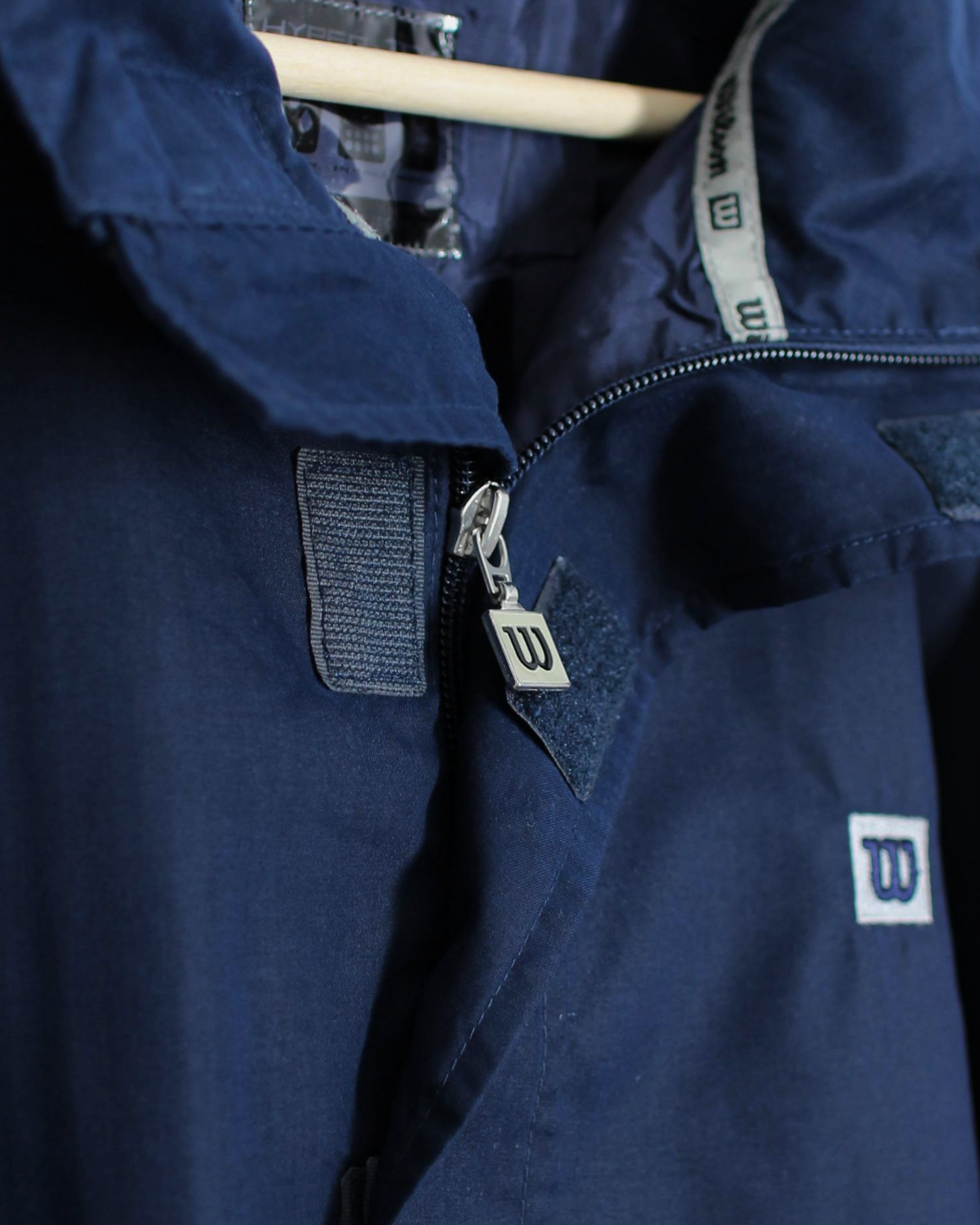 00s Wilson Navy Short Sleeve Windbreaker (L)