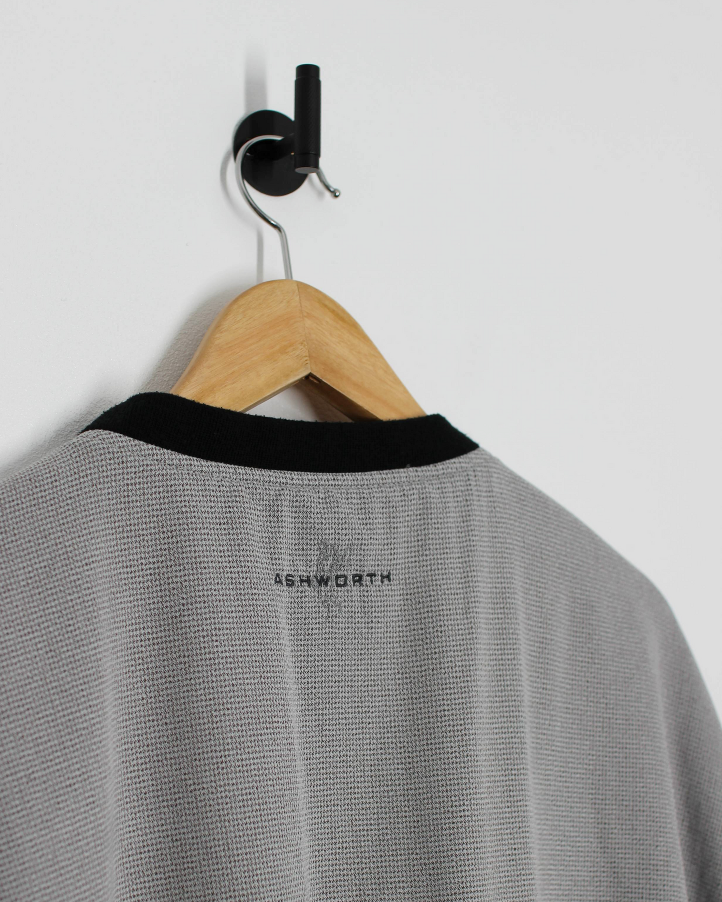 90s Ashworth Grey/Black Windbreaker (L)