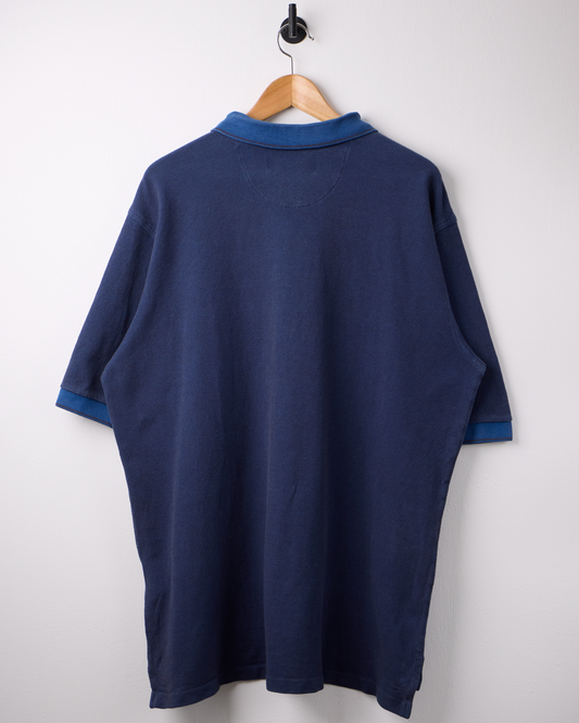00s Nike Navy/Blue Polo (XL)