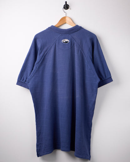 90s Nike Tiger Woods Yin Yang Navy Buttonless Polo (XL)