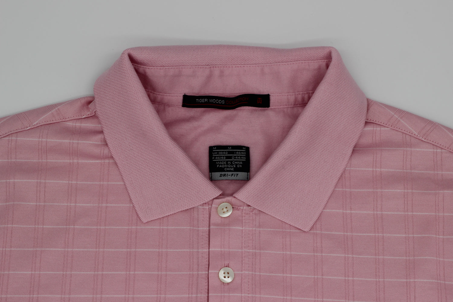 Nike Tiger Woods Pink Polo-Shirt (M) - Generation Mulligan