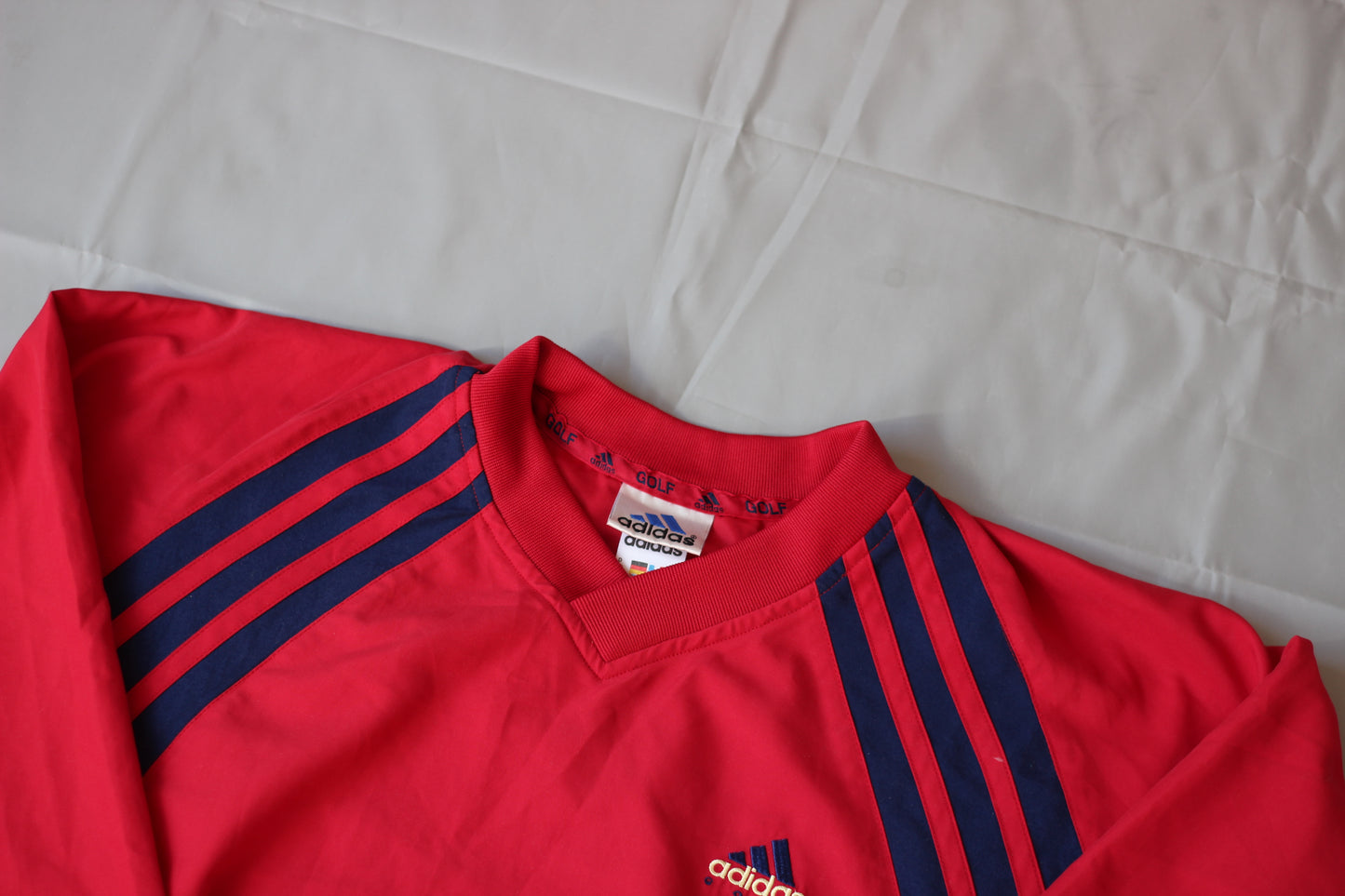 Adidas Red/Navy Windbreaker (S/M) - Generation Mulligan