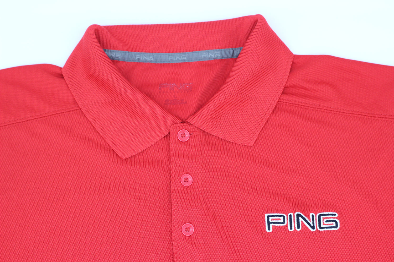 Ping Red Polo-Shirt (L) - Generation Mulligan