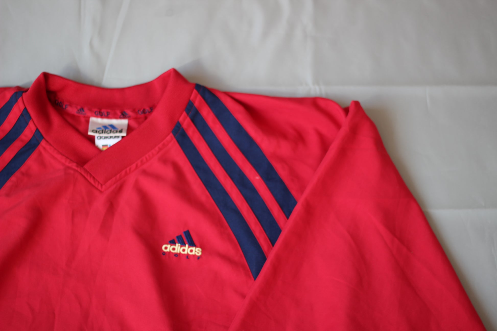 Adidas Red/Navy Windbreaker (S/M) - Generation Mulligan