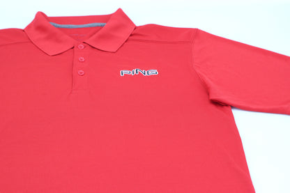 Ping Red Polo-Shirt (L) - Generation Mulligan