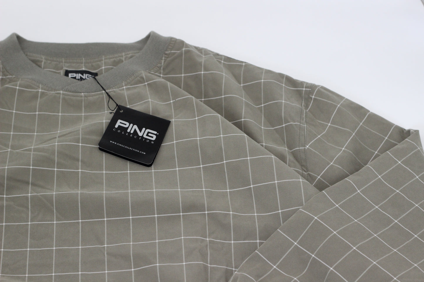 Ping Khaki Chequered Windbreaker BNWT (XL) - Generation Mulligan