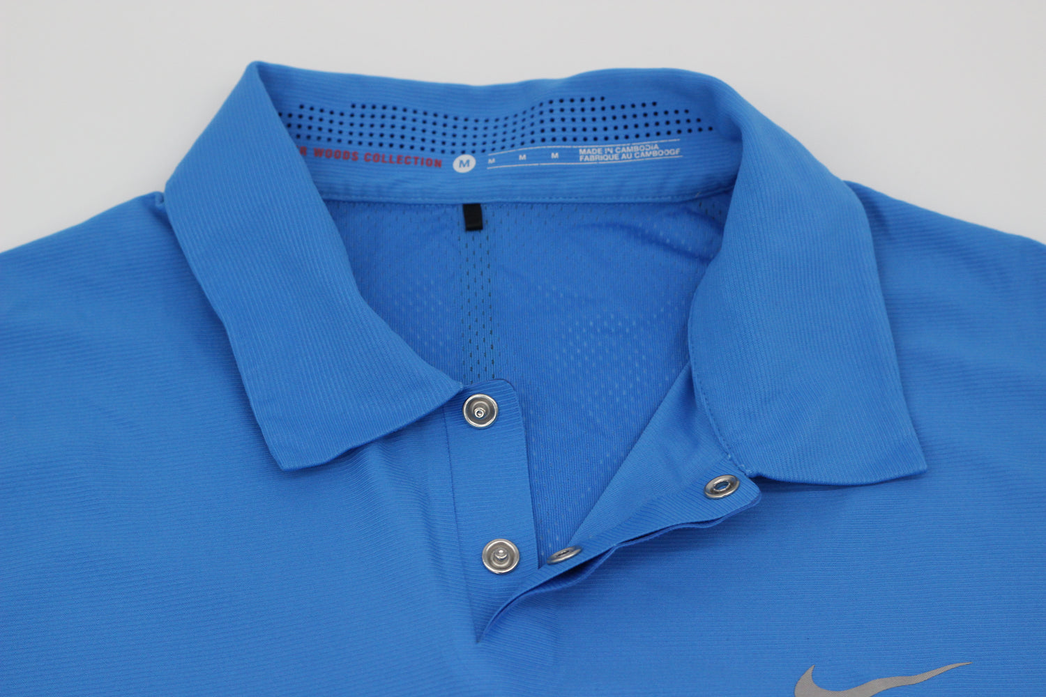 Nike Tiger Woods Blue/Black Polo-Shirt (M) - Generation Mulligan