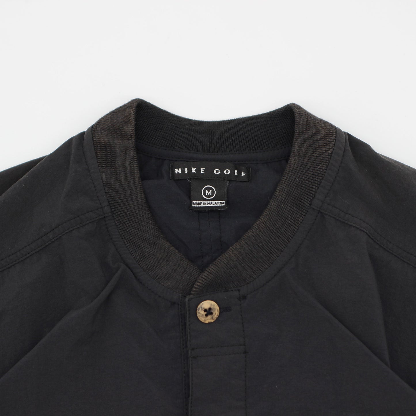 Nike Black Buttoned Windbreaker (M)