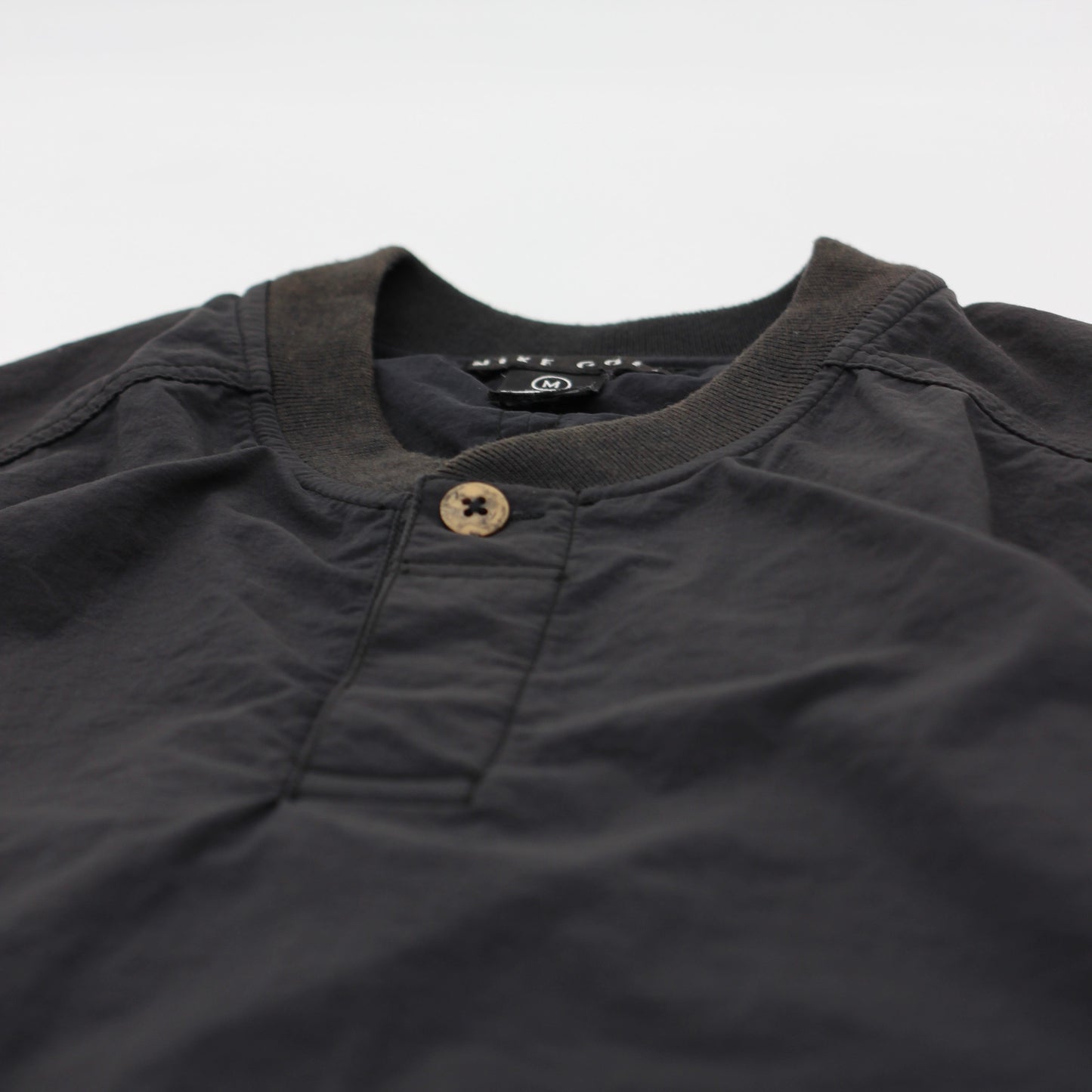Nike Black Buttoned Windbreaker (M)