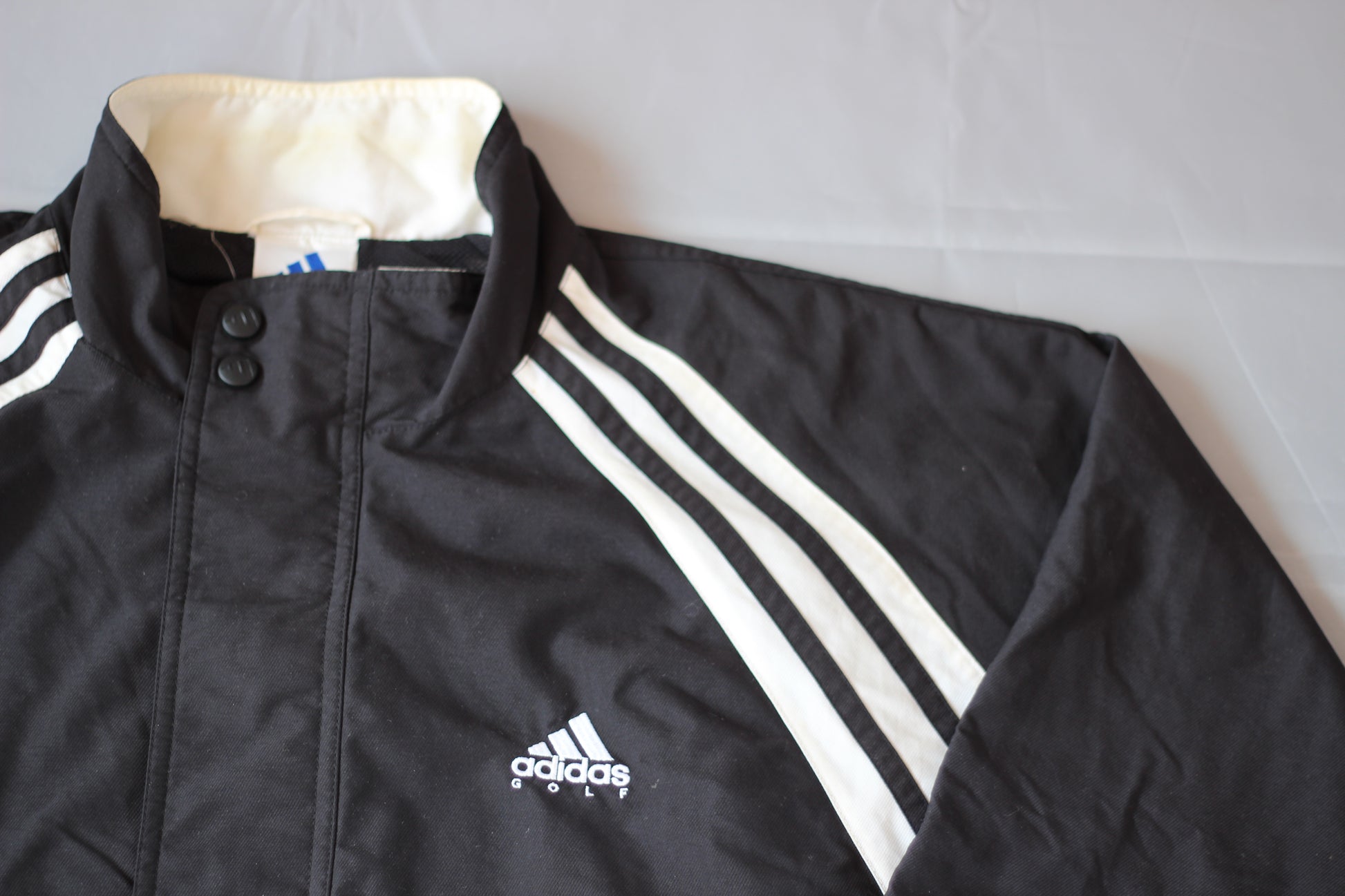 Adidas Black/White Jacket (L) - Generation Mulligan