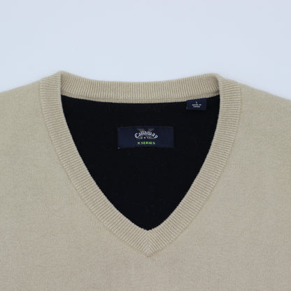 Callaway X Series Beige Golf Vest (L)