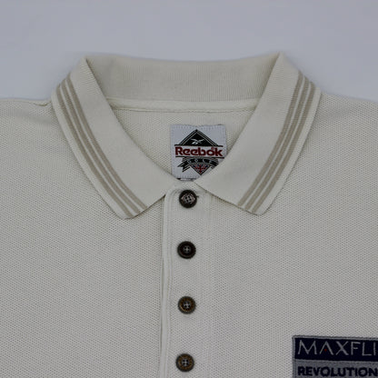 Reebok x Maxfli White Polo-Shirt (L)