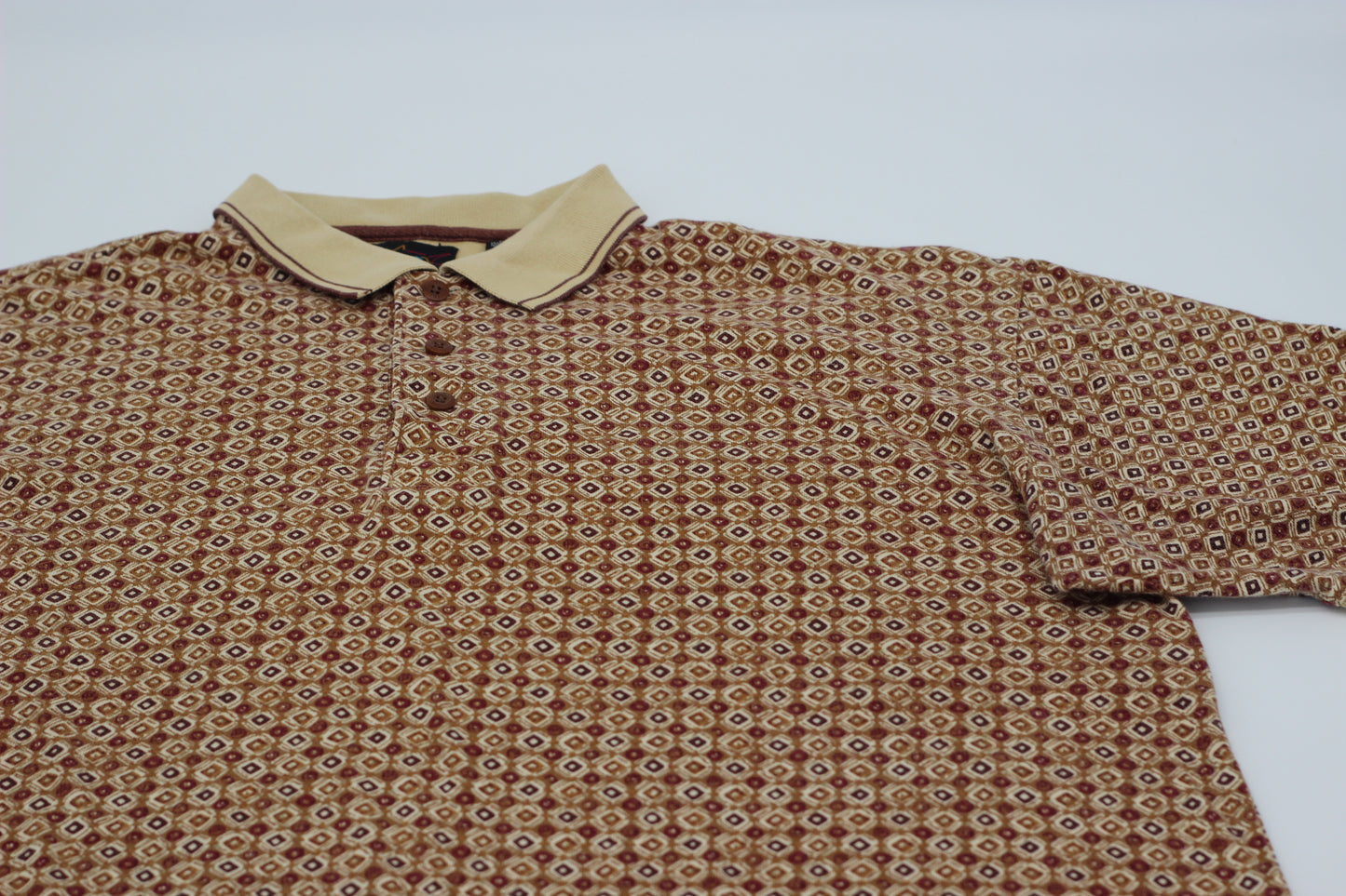 Greg Norman Patterned Polo-Shirt (M)