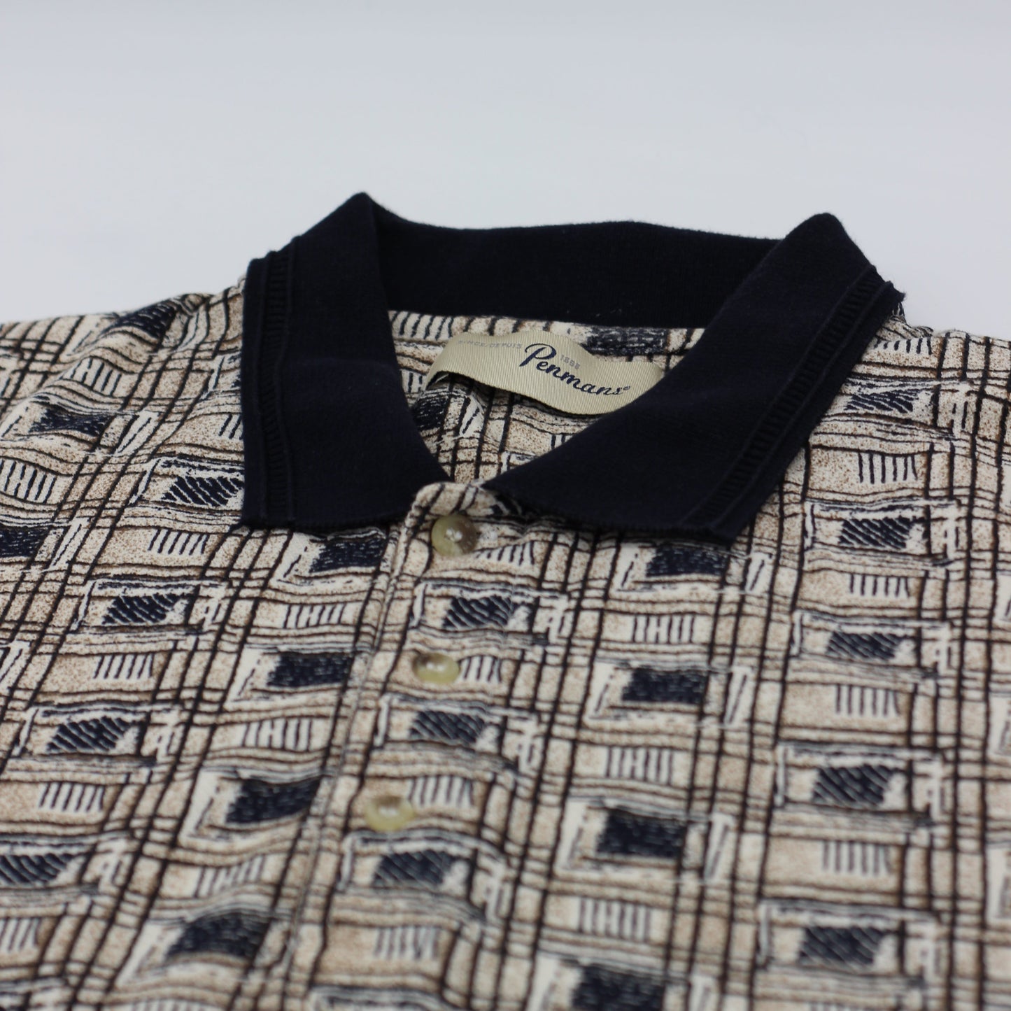 Penmans Abstract Golf Polo-Shirt (XL)