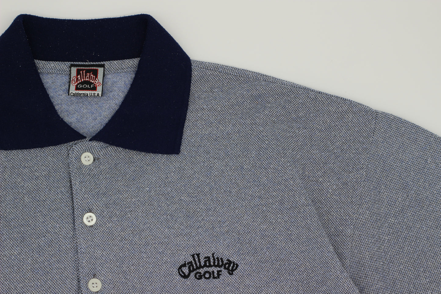 Callaway Grey/Navy Polo-Shirt (XL)