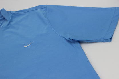 Nike Light Blue Mock Neck Golf Top (M)