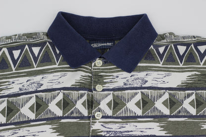 Cartouche Patterned Polo-Shirt (S)