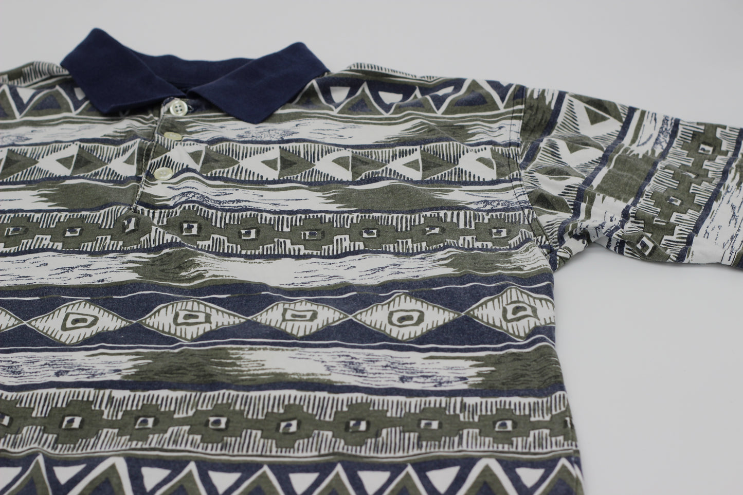 Cartouche Patterned Polo-Shirt (S)