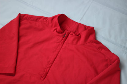 Adidas Red/Black Short-Sleeved Windbreaker (L) - Generation Mulligan