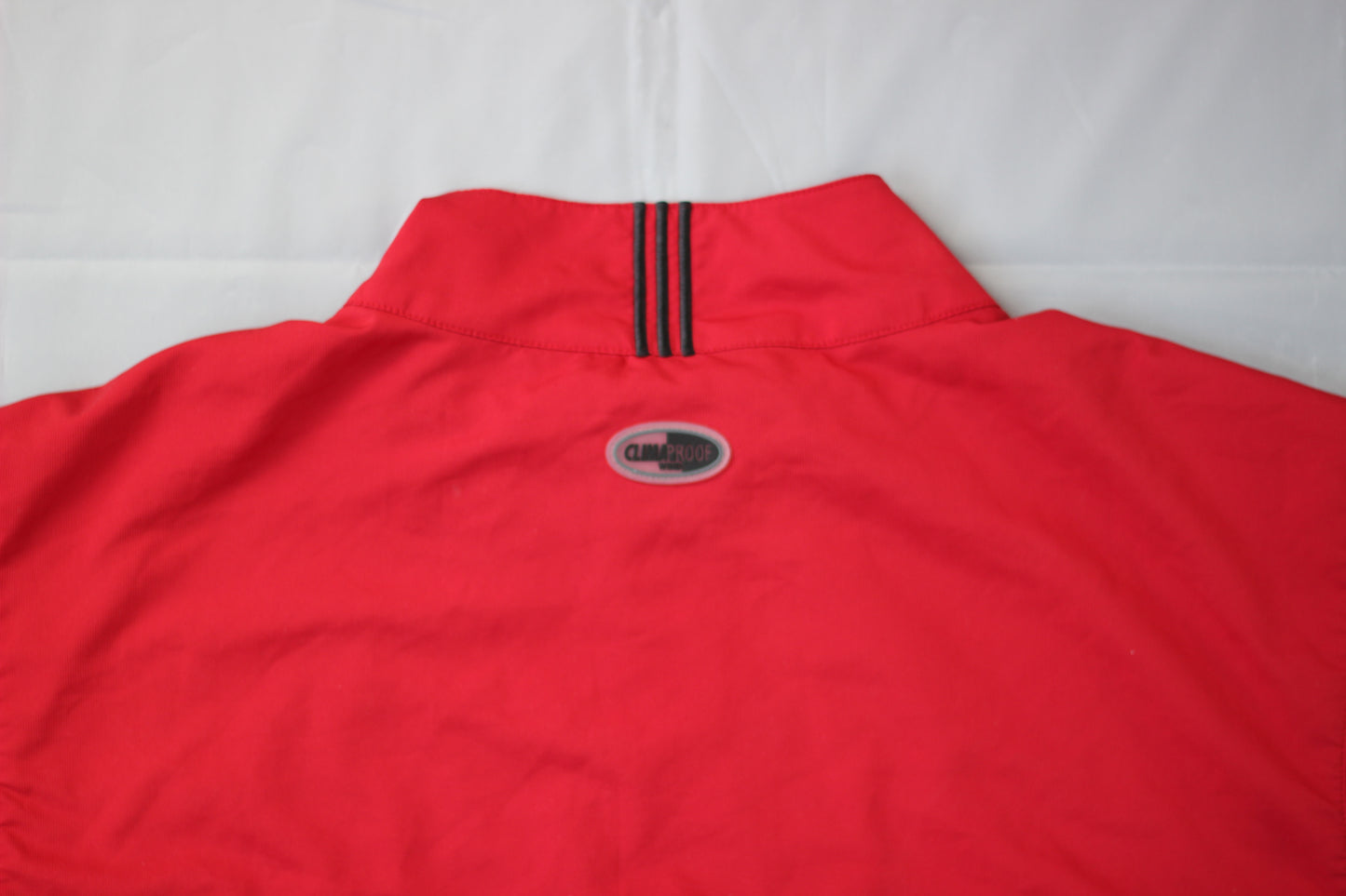 Adidas Red/Black Short-Sleeved Windbreaker (L) - Generation Mulligan