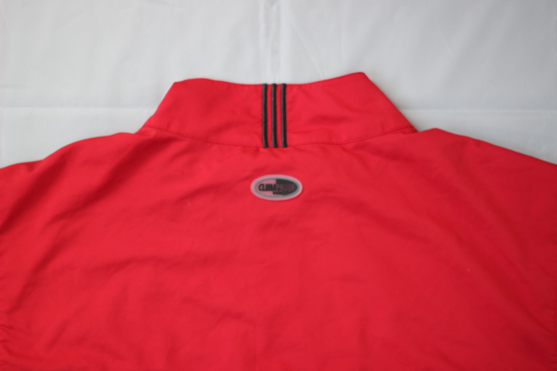 Adidas Red/Black Short-Sleeved Windbreaker (L) - Generation Mulligan