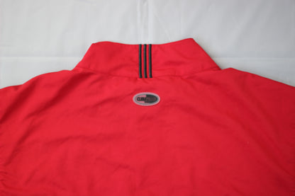 Adidas Red/Black Short-Sleeved Windbreaker (L) - Generation Mulligan