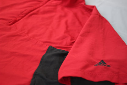 Adidas Red/Black Short-Sleeved Windbreaker (L) - Generation Mulligan