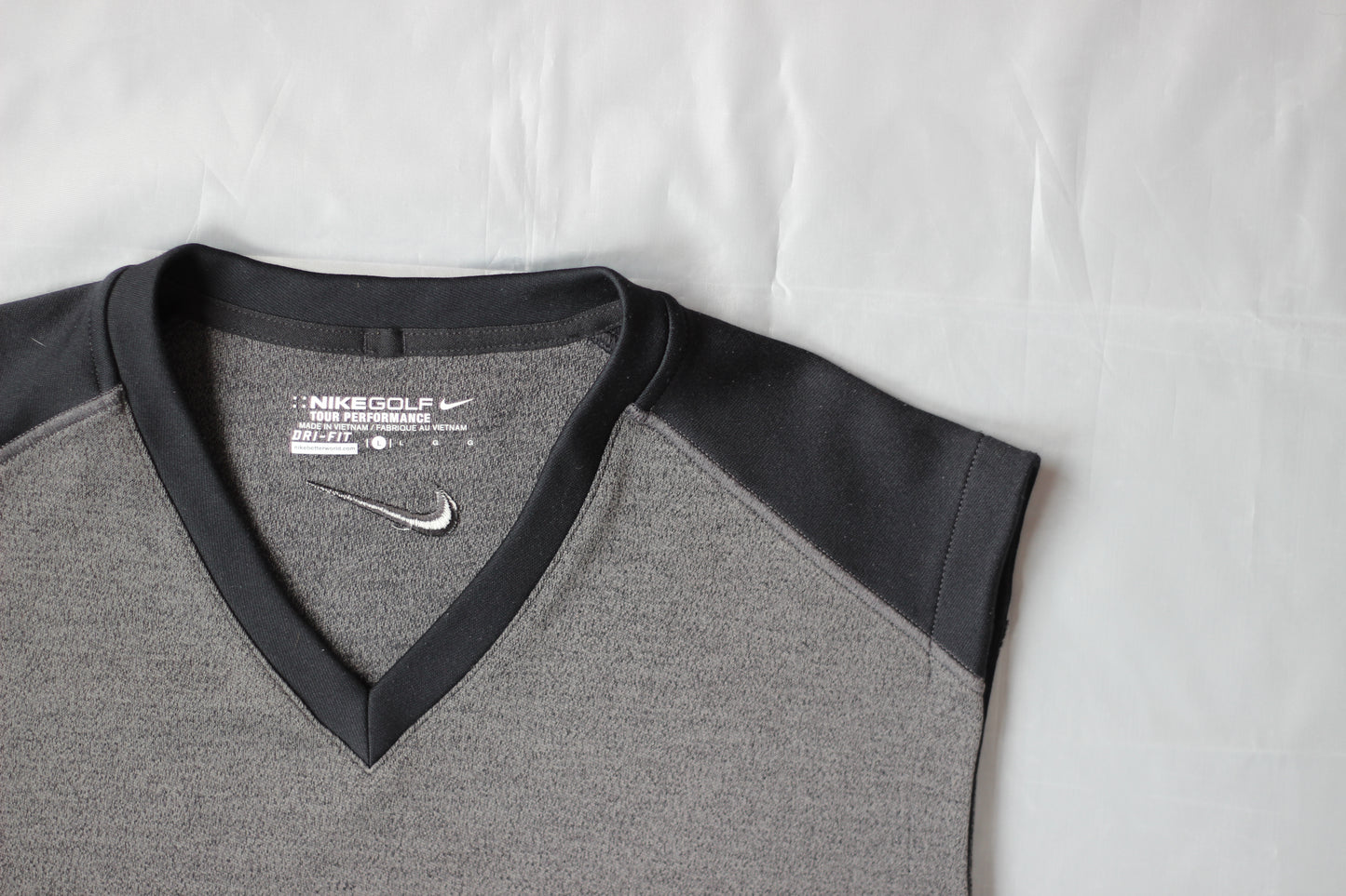 Nike Tour Performance Grey Golf Vest (L) - Generation Mulligan