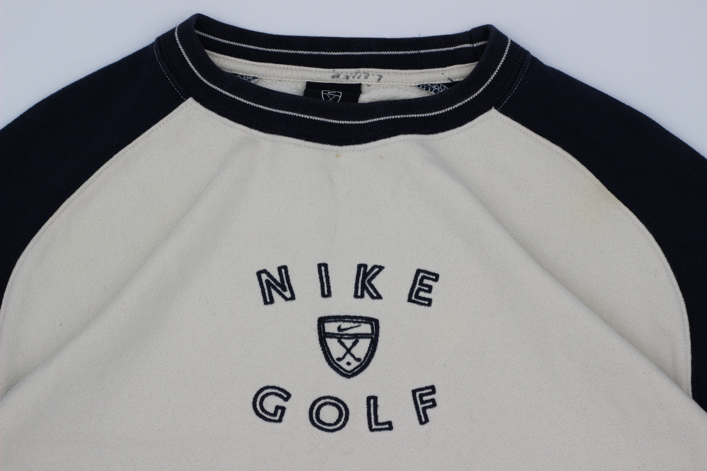 Nike Navy/Cream Golf Jumper (Boys XL)